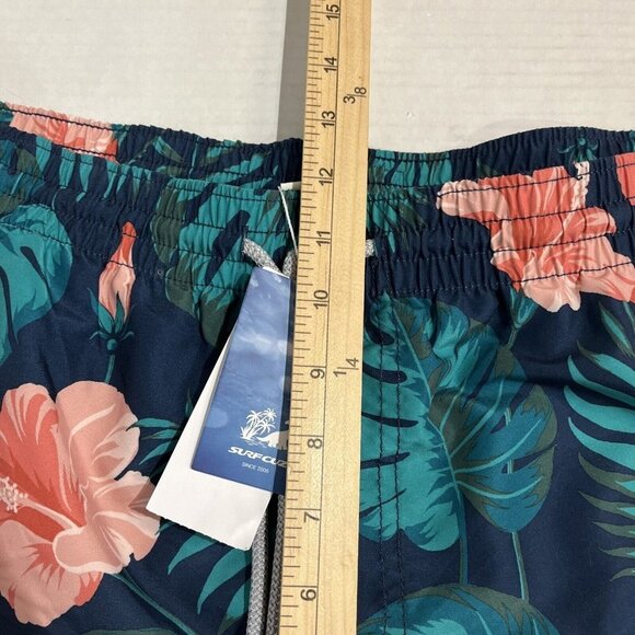 Surf Cruz‎ M XL Swim Trunks Quick Dry Beach Swim Shorts Mesh Lining Tropical - Picture 5 of 9